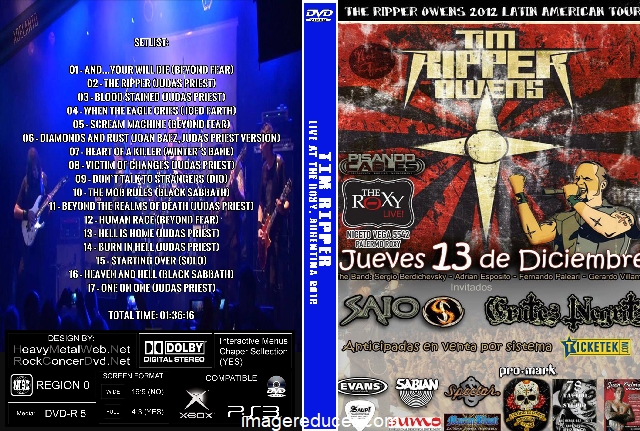 TIM RIPPER Live At The Roxy Argentina 2012.jpg